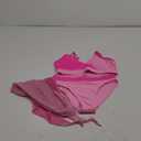 ADIFUN Girls Swimsuit V Neck Bikini Set Color Block with Cover Up 3Pcs Bathing Suits 13-14Y