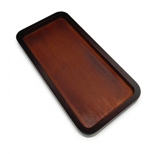 Acacia Wood Platters Small 12"x6" Long Charcuterie Board Rectangle Decorative Tray Wooden Serving Platter for Food Appetizer Cake Plates Kitchen Dish Cheese Boards Rectangular Snack Dessert Trays