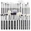 Pro makeup Artist Brushes Set 32Pcs Luxury Goat Hair Horse hair Makeup Brush Set eye and face brushes for every possibility By Bueart Design