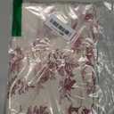 JWERBENPEY Red Chinoiserie Christmas Tree Santa Placemats Set of 4, Vintage Red Toile Christmas Table Mats Place Mats for Home Kitchen Dining Table Winter Xmas Holiday Party Decoration, 12x18 Inch