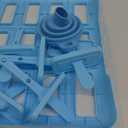 12 Cavities Popsicles Molds, Without BPA Popsicle Molds with Built-in Popsicle Stick, DIY Popsicle Molds with Cleaning Brush and Funnel