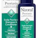 Nizoral Psoriasis Shampoo & Conditioner, 11 Oz, Gentle Scalp Treatment, Relieves Itching and Flaking, Redness and Scaling Effective Scalp Psoriasis Shampoo with Salicylic Acid and Tea Tree Oil