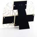 Mr & Mrs Picture Frames,Cherish Every Memory,4 opening photo collage,Silver Plating,Wedding Gifts