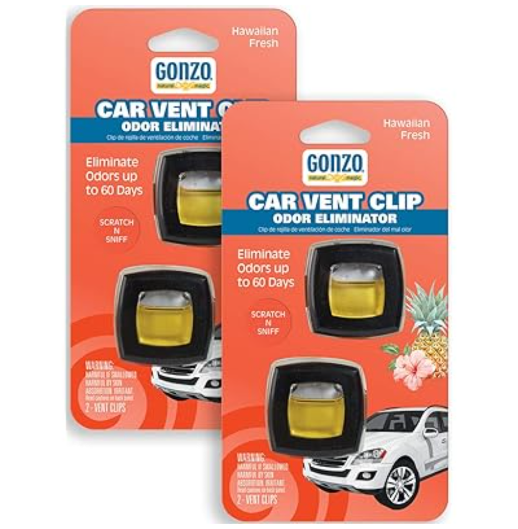 Gonzo Natural Magic Car Vent Clip 2 PACK