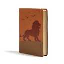 KJV One Big Story Bible, Brown Lion LeatherTouch, Red Letter, Presentation Page, Study Helps for Children, Christ Connections, Memory Verses, Full-Color Maps, Easy-to-Read Bible MCMType