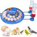 Egg Incubator with Automatic Egg Turning and Humidity Control, 26 Eggs Incubators for Hatching Eggs Chicken Quail Ducks Goose Parrot for Home Lab Farm Classroom