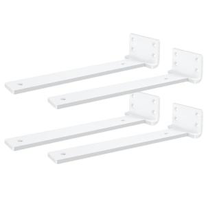 Amazon.com: Heavy Duty Shelf Brackets, Floating Shelf Bracket 8 inch 4 Pack L Brackets for Shelves White Metal Support Bracket for DIY Decorative with Mounting Hardware : Tools & Home Improvement