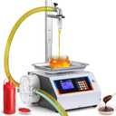 Hanchen Weight Honey Filling Machine Automatic Bottling Machine with Cleaning Mode Gear Pump for Laundry Detergent, Sauce, Ketchup