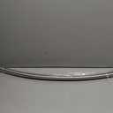Curved Shower Curtain Rod, Round 42-73 Inches Shower Rods for Bathroom Adjustable, Rounded Bowed Stainless Steel Shower Rods Customized for Bathtub, Stall, Brushed Nickel, Need to Drill