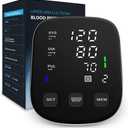 HOLFENRY Blood Pressure Monitor with BP Cuff 8.7-16.5- Upper Arm Blood Pressure Monitors for Home Use AC-Powered&AAA Battery Charging/3-color Indicator-High Blood Pressure Machine Tracks Two Users