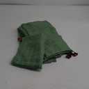 Mordimy 100% Cotton Terrycloth Kitchen Towels and Dishcloths Sets, Soft and Absorbent Checkered Dish Towels, Quick Drying Dish Rags for Washing Dishes, 12 Pack 12" x 12", Grass Green