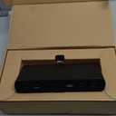 Amazon Basics Thunderbolt 4 Pro Docking Station, Dual 4K Monitor Support, 8K Display, 2xTBT4, 1xHDMI2.1, 3xUSB A 3.1, RJ45 Ethernet, Black, 7.86 x 2.95 x 1.23 inches