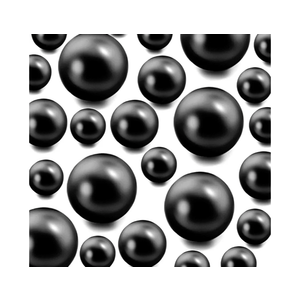 TMCLHXYNF 150Pieces Floating NO Hole Pearls for Centerpiece Glass Vases,Floating Black Pearls Beads for Tall Vase Filler Floatings Candles for Wedding Table Decor, Pack of 2