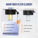 Air Pressure Regulator NPT 1/4 Inline Compressor Water Separator Pneumatic Filter with Gauge Parts Compressed AFC2000+US Brass Kit