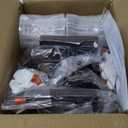 Rustic Wall Light Fixtures, Oil Rubbed Bronze Finish Indoor Vintage Wall Light Industrial Lamp Fixture Glass Shade Farmhouse Metal for Bedroom Living Room (2 Pack)