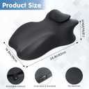 Ergonomic Memory Foam Wedge Pillow for Neck and Waist
