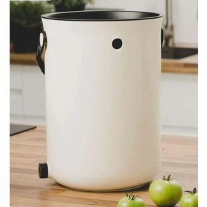 Bokashi Composting Bin, Easy Odor-free Kitchen Composter 2.5 Gal + Bokashi