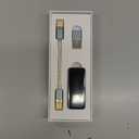 USB C to 3.5mm DAC Headphone Adapter with Dual Chip CX31993 & MAX97220, Portable Decoding Amp Hi-Res 32bit/384KHz Audio Dongle with Silver-Plated OCC Cable for iPhone, Android, Mac, IEMs Earphones