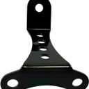 No-Brow Headlight Mount Bracket, Bottom Bolt-On, 3.5" Riser Spacing - Black