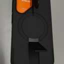 SURITCH for Samsung Galaxy S25 Phone Case, Magnetic Shockproof Bumper Case Slim Protective Cover with Camera Cover & Adjustable Metal Kickstand for Galaxy S25 (2025)-Black