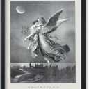 Poster Master Vintage Guardian Angel Poster - Retro Angel & Child Print - Spiritual Art - Gift for Men & Women - Religious Christian Decor for Living Room, Bedroom or Dorm - 8x10 UNFRAMED Wall Art (8L" x 10W", Style13)
