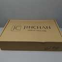 jinchan Area Rug 8x10 Floral Brick Red Rug Distressed Thin Vintage Retro Indoor Non Slip Carpet Kitchen Living Room Bedroom Dining Room (8'x10', Vintage Brick Red)