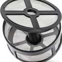 Reusable Coffee Filters 12 Cup for Percolator Coffee Pot Electric, Replaces Paper Coffee Filters, BPA Free - Disk/Wraparound Percolator Coffee Filters