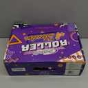 Nattork Girls Roller Skates for Kids,Rainbow Quad Skates with All Light Up Wheels - Best Birthday Gift for Outdoor Sports, Small(10C-13C), Sparkling Purple