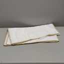 decorUhome Spring Chenille Soft Throw Pillow Covers 24x24 Set of 2, Farmhouse Velvet Neutral Decorative Euro Pillow Covers with Stitched Edge for Couch Sofa Bed Home Decor, White