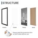 ENJOYBASICS 12x18 Picture Frame, Display for 12 x 18 Poster, Wall Gallery Photo Frames, Black, 2 Pack