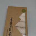 6-Pack Baby Washcloths - Soft Absorbent Viscose from Bamboo Wash Cloths for Babies, Kids, Toddlers, Infant, Newborn Bath Towels, Gentle on Sensitive Skin, 10x10 Reusable Face Towels(Earth Brown)