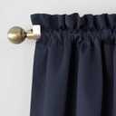 Sun Zero Barrow Energy Efficient Rod Pocket Curtain Panel Pair