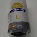 Jumbo Extra Large Waterproof Dog Bed, Big Orthopedic Dog Beds with Removable Washable Cover for Extra Large Dogs, Pet Bed Mat Egg-Crate Foam, L (35"X22"X3"), Light Grey