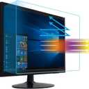 22" Anti Blue Light Anti Glare Screen Protector Fit For Diagonal 22" Desktop Monitor 16:10 Widescreen, Reduce Glare Reflection and Eyes Strain, Help Sleep Better (18.66" W x 11.69" H) (22 Inch)