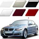 CZShiYue Front Bumper Headlight Washer Nozzle Cover Cap Fit for BMW 3 Series E90 E91 2009 2010 2011 61677211209 61677211210 (Unpainted, Left Driver Side)