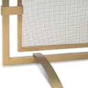 Sinclair Single Panel Fireplace Screen, Burnished Brass - 18323