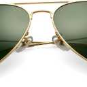 Pro Acme Classic Aviator Sunglasses for Women & Men Glass Lens Metal Frame UV400 Driver Sunglasses