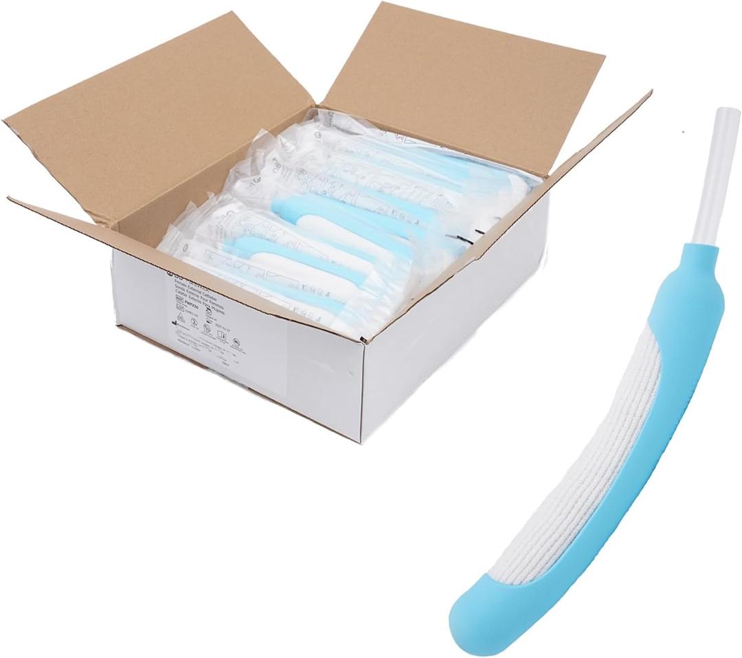 Female External Catheter (30-Pack) | Soft Fit, Latex Design | for Use with Suction Systems | Non-Invasive Urine Management