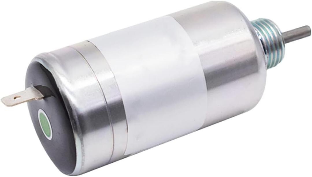 185206085 Fuel Shut Off Solenoid 12V Stop Solenoid Valve Replacement for Perkins 100 series Engine and Case Holland