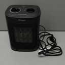 Space Heater, 1500W Electric Heaters Indoor Portable with Thermostat, PTC Fast Heating Ceramic Room Small Heater with Heating and Fan Modes for Bedroom, Office and Indoor Use (10IN)