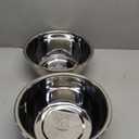 2 Pack Large Dog Bowls, 24 Cup Deep 304 Stainless Steel Water Food Bowl for Extra Large Dog, 12" Wide Opening Thickened Heavy Duty Pet Bowls for X-Large Giant Dogs, 190 Oz, 1.5 Gallons