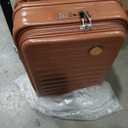 Joyway Expandable Carry On Luggage Sets with Front Pocket, Brown, 3 Piece Sets