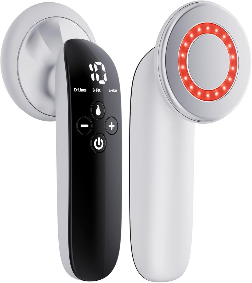 cotsoco Cellulite Massager Body Sculpting Machine,Cellulite Massage,Cordless Handheld Body Massager for Belly, Fat, Waist, Leg, Butt, Arm-Gifts for Women Mum (White)