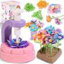 2 x R RUCKERCO Flower Bouquet Craft Kits, DIY Arts and Crafts for Kids 4-6-8,Kids Crafts and Toys for Girls Toddler Activities Girl Art, 4 5 6 7 8+Year Old Girl Birthday Gifts Ideas Gifts for Girls 8-12, Small