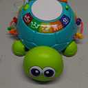 Jyusmile Baby Toys 6 to 12 Months, Musical Turtle Crawling Infant Toys, Early Learning Educational Toy with Light & Sound, Christmas Birthday Gifts for Boy Girl 7 8 9 10 11 Month 0-1 Year Old (Blue)