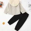 Renotemy Toddler Infant Baby Boy Clothes Outfit Long Sleeve Hoodie Sweatshirt Casual Fall Winter Clothes Set for Toddler Boy (Black)