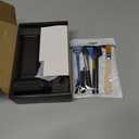 Compressed Air Duster, 130,000RPM Ultra-Powerful Cordless Electric Air Duster with 8000mAh Rechargeable Battery, 4-Gear Adjustable Air Blower for Keyboard, Computer, Car, Home Cleaning (Black)