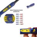 Soldering Iron Kit for Stained Glass Includes Hakko FX-601-02 (67W) Adjustable Temperature Soldering Iron, Amerway 60/40 1LB Solder, Tigers Eye Gel Flux 8oz & Flux Brush Hobby & DIY Kit