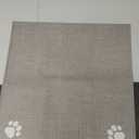 Dog Food Mat - Absorbent Cat Mat for Food and Water, No Stains Pet Feeding Bowl Mat, Easy to Clean Pet Placemats, Quick Dry Dog Water Dispenser Mat for Messy Drinkers | Paw Dark Grey 12"x 19"