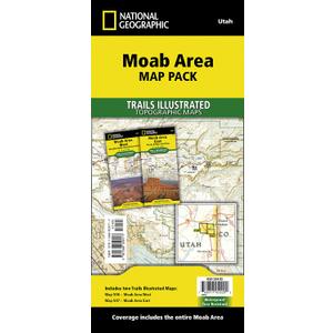 Moab Area [Map Pack Bundle] (National Geographic Trails Illustrated Map)